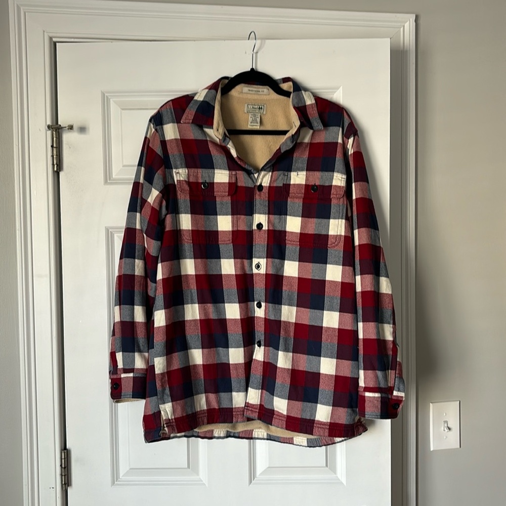 LL Bean flannel